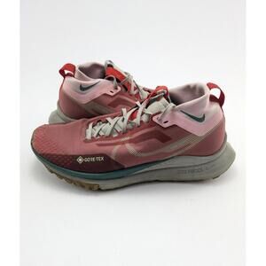 Womens Nike React Pegasus Trail 4 Gore-Tex GTX Pink Shoes FB2194-600 Size‎ 10